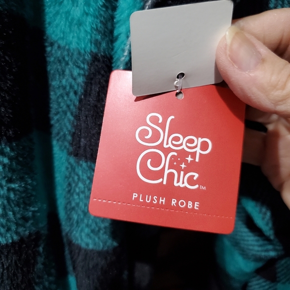 Sleep Chic Bath Robe Size XXL NWT Buffalo Check Kitten Soft 😸 ♥️ L👀K - Picture 9 of 14